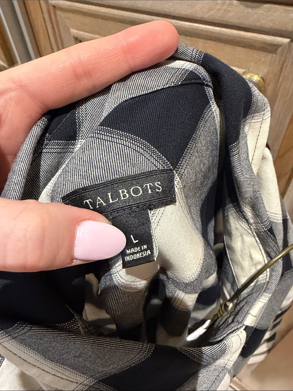 Talbots Plaid Shirt - Picture 4 of 8